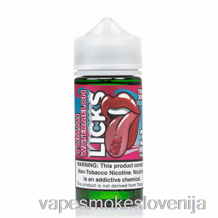 Vape Za Enkratno Uporabo Frozty Yummi Watermelon Punch - Licks Roll Upz - 100ml 0mg